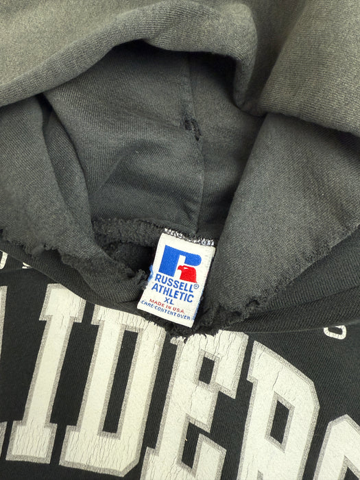Vintage 90's LA Raiders Hoodie Black | Vitnage Clothing Store Canada