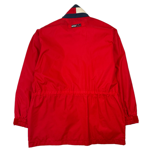 Vintage Tommy Hilfiger Windbreaker Light Jacket Red | Vintage Clothing Store Canada