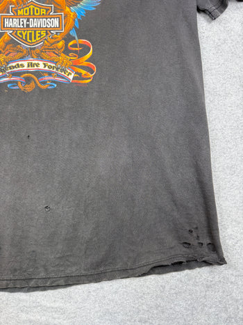 Vintage Harley Davidson Legends Are Forever Tee Black