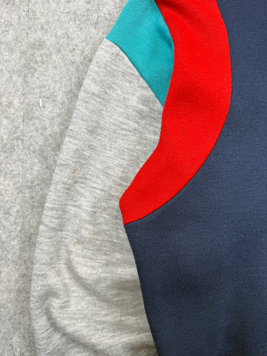 Vintage 1980's Nike Blue Tag Bomber Jacket Multi | Vitnage Clothing Store Canada