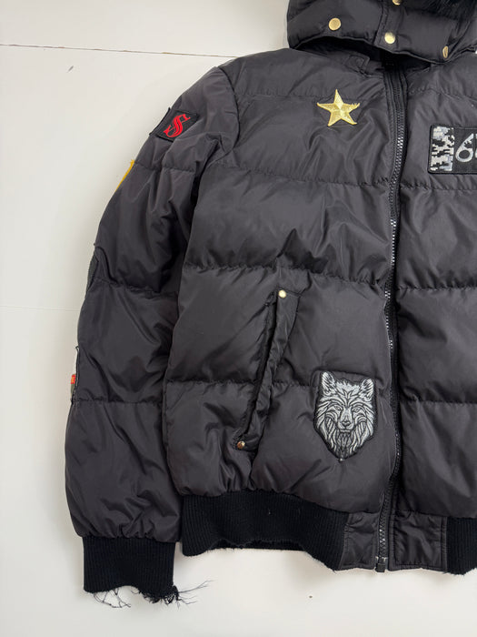 Moose Knuckles Patch Collington Bomber Jacket (USED) | Vitnage Clothing Store Canada