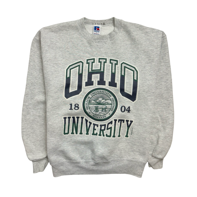 (M) Vintage Ohio University Sweatshirt Light Grey