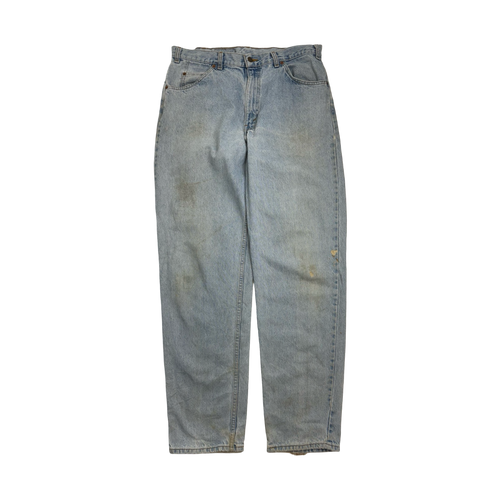 (36) Vintage Orange Tab Levis Pants Washed Blue | Vintage Clothing Store Canada