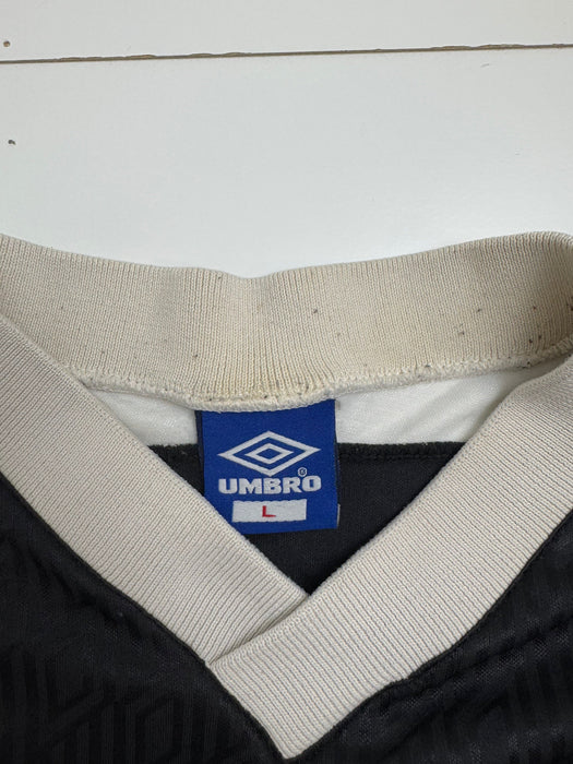 Vintage Umbro Soccer Jersey Black | Vitnage Clothing Store Canada