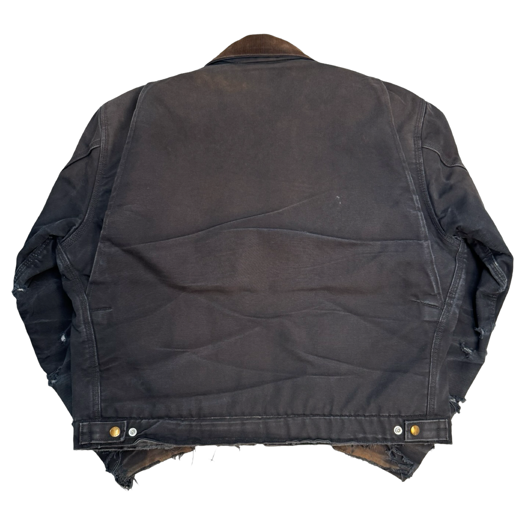 Vintage 2000’s Carhartt Detroit Jacket Distressed Black