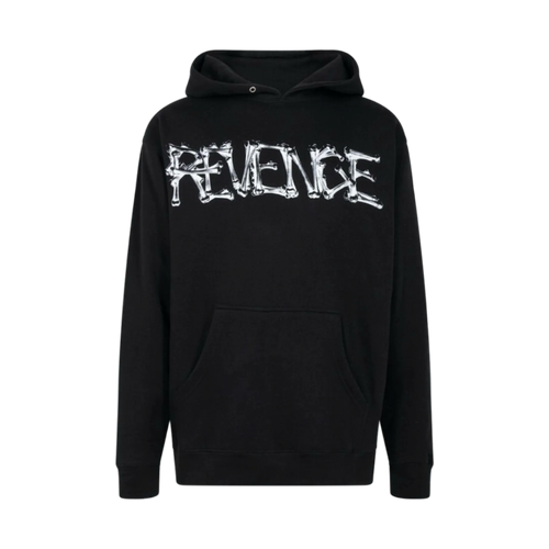 Revenge Lil Durk Bones Hoodie Black | Vintage Clothing Store Canada