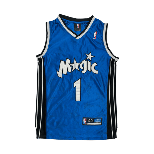 (M) Vintage Reebok Penny Hardaway Magic Jersey Blue | Vintage Clothing Store Canada