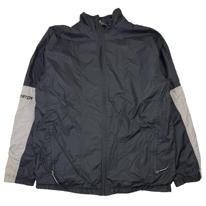 Vintage Nike Windbreaker Jacket Black/Grey | Vitnage Clothing Store Canada