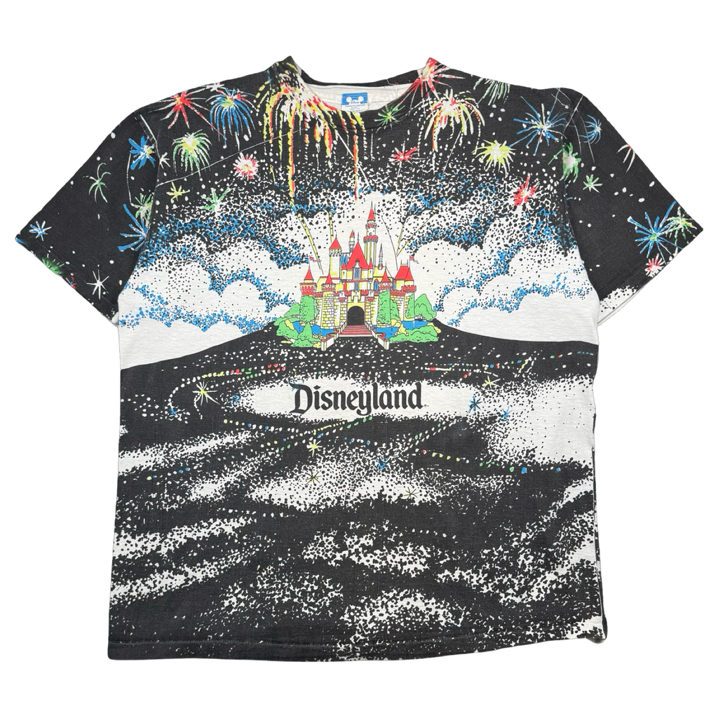 Vintage 90's Disneyland Fireworks AOP Tee