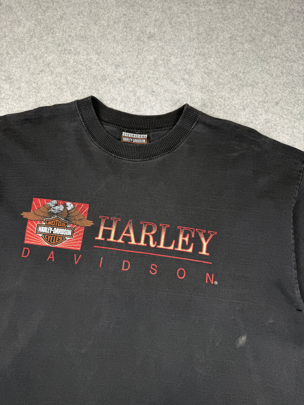 Vintage Harley Davidson Heavyweight Tee Black