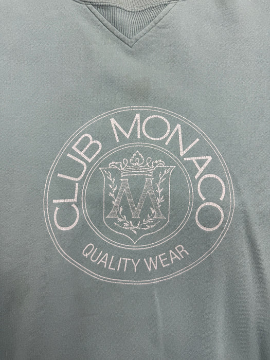 (L) Vintage Club Monaco Sweatshirt Mint | Vitnage Clothing Store Canada