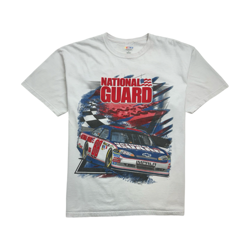 (L) National Guard Dale Earnhardt Jr. Nascar Tee White | Vintage Clothing Store Canada