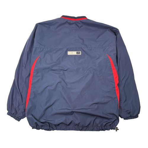 New York Rangers Pullover Windbreaker Jacket Navy | Vintage Clothing Store Canada