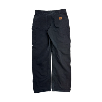 Vintage Carhartt Lined Carpenter Pants Black