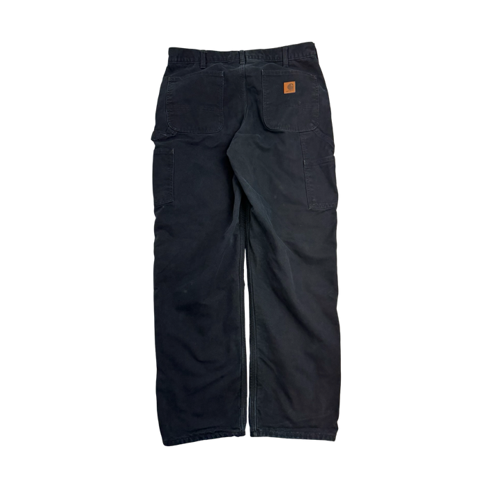 Vintage Carhartt Lined Carpenter Pants Black | Vitnage Clothing Store Canada