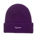 Supreme Loose Gauge Beanie Purple