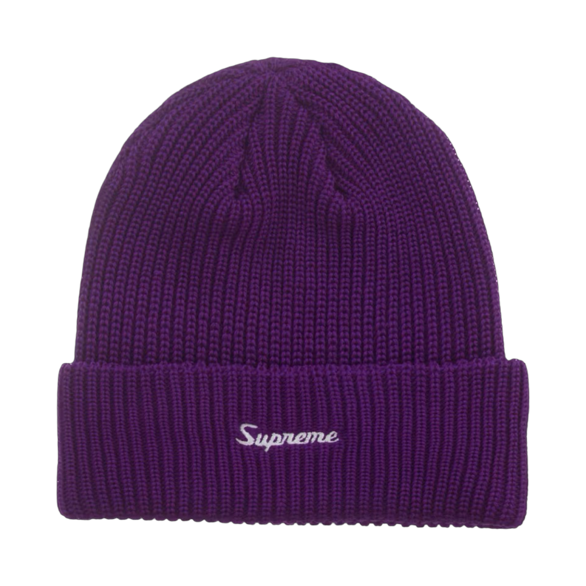 Supreme Loose Gauge Beanie Purple