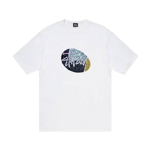 Stussy Mosaic Tee White | Vintage Clothing Store Canada