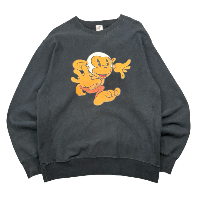 Vintage BAPE Baby Milo Monkey Sweatshirt Black