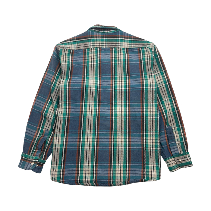 (XL) Vintage Five Brothers Flannel Button Up | Vitnage Clothing Store Canada