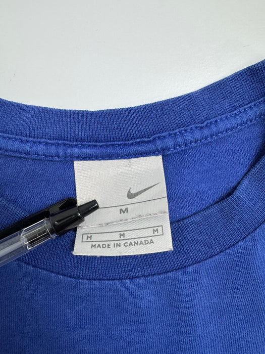 Vintage 2000s Nike Manchester United Tee Blue | Vitnage Clothing Store Canada