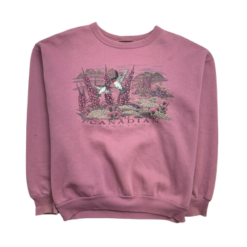 Vintage Nature Canada Marshland Sweatshirt Pink