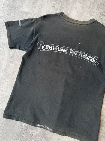 Vintage Chrome Hearts Scroll Logo T-shirt