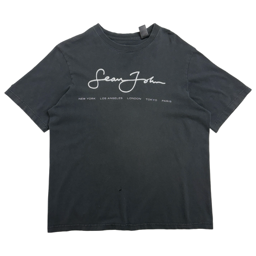 Vintage Y2K Sean John Tee Black | Vintage Clothing Store Canada