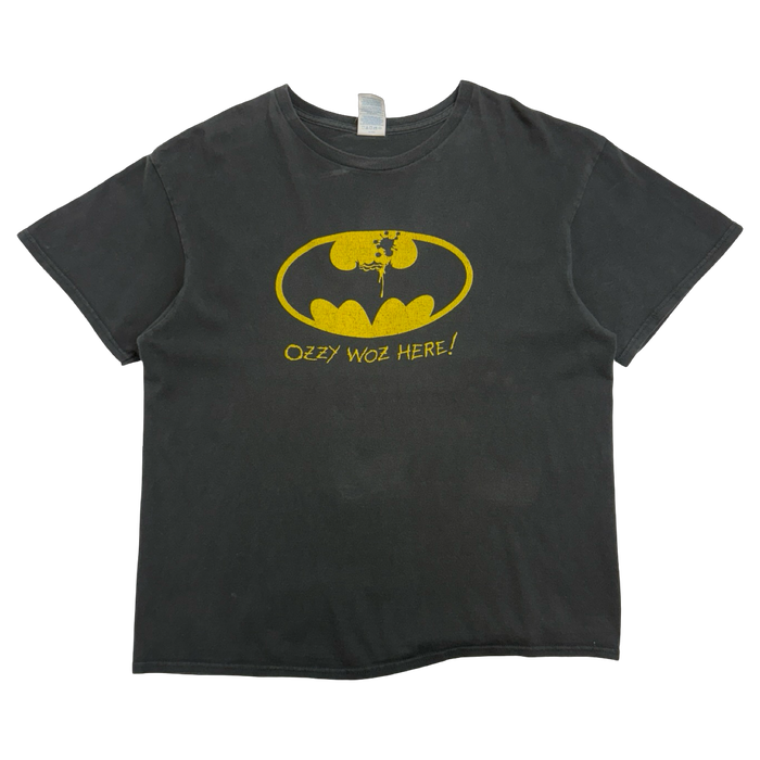 Vintage 2000's Ozzy Woz Here Batman Tee Black | Vitnage Clothing Store Canada
