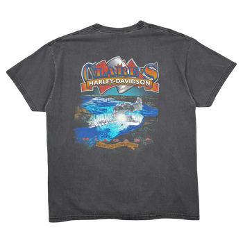 Vintage Harley Davidson Clare's Niagara Falls Tee Black