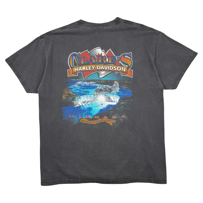 Vintage Harley Davidson Clare's Niagara Falls Tee Black | Vitnage Clothing Store Canada