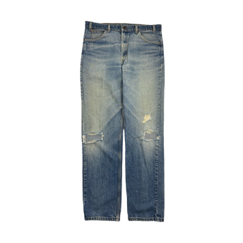 (37) Vintage 505 Levis Orange Tab Denim Pants