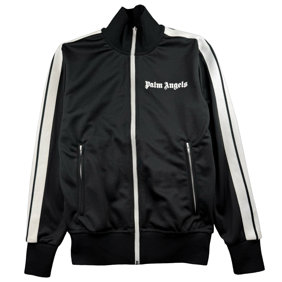 Palm Angels Classic Track Jacket Black/White (USED)