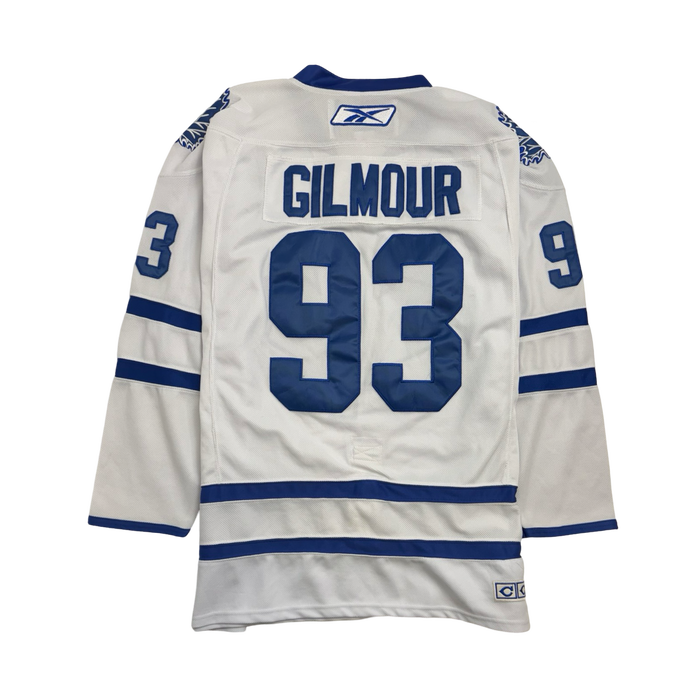 Vintage 90s NHL Toronto Maple Leafs Doug Gilmour Hockey Jersey White | Vitnage Clothing Store Canada