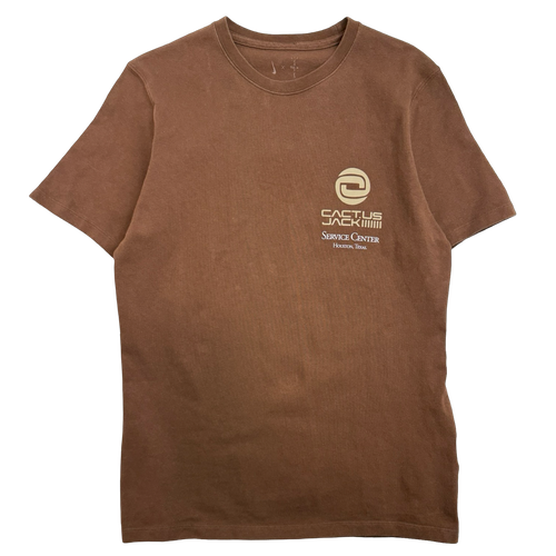 Nike x Travis Scott Cactus Jack Corp Tee Brown (USED) | Vintage Clothing Store Canada
