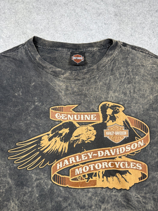Vintage Harley Davidson Eagle Acid Wash L/S Tee | Vitnage Clothing Store Canada
