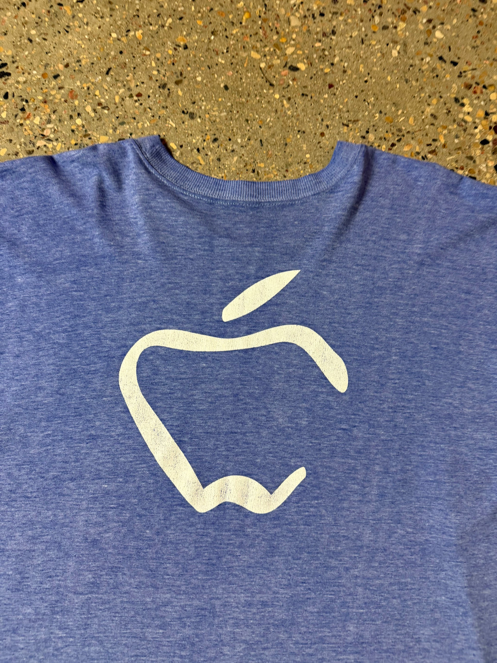 Vintage Apple Bootleg Tee Faded Blue