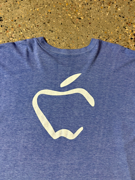 Vintage Apple Bootleg Tee Faded Blue | Vitnage Clothing Store Canada