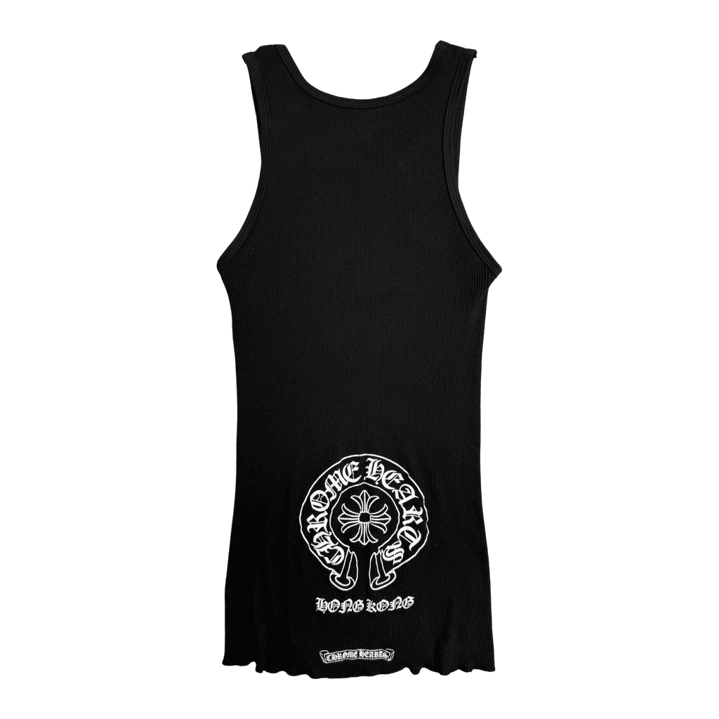 Chrome Hearts Horseshoe Logo Tank Top Black