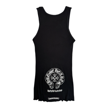 Chrome Hearts Horseshoe Logo Tank Top Black