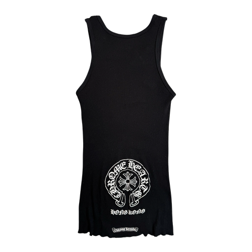 Chrome Hearts Horseshoe Logo Tank Top Black | Vintage Clothing Store Canada