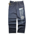 Vintage Y2K Sean John Denim Hammer Loop Jeans Dark Blue