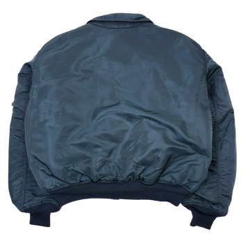 Vintage Alpha Industries Bomber Jacket Blue