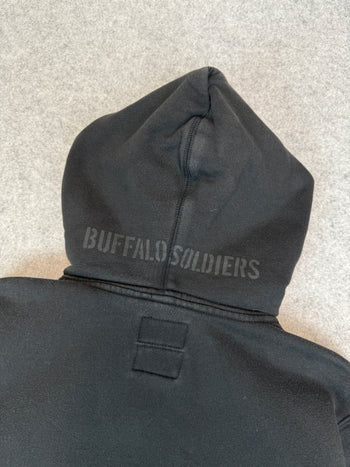 Stussy x Buffalo Soldiers Zip Up Hoodie Black (USED)