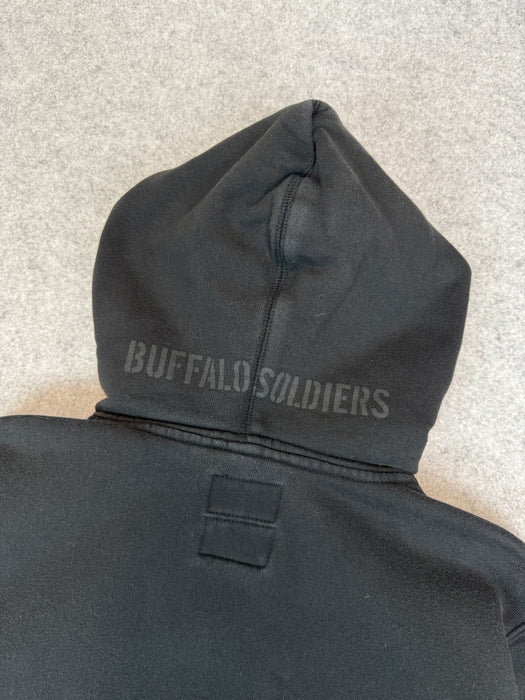 Stussy x Buffalo Soldiers Zip Up Hoodie Black (USED) | Vitnage Clothing Store Canada
