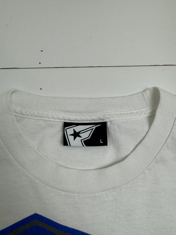 Vintage Y2k Famous Stars And Straps Tee White