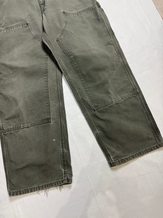 Carhartt Double Knee Carpenter Pants Olive | Vitnage Clothing Store Canada