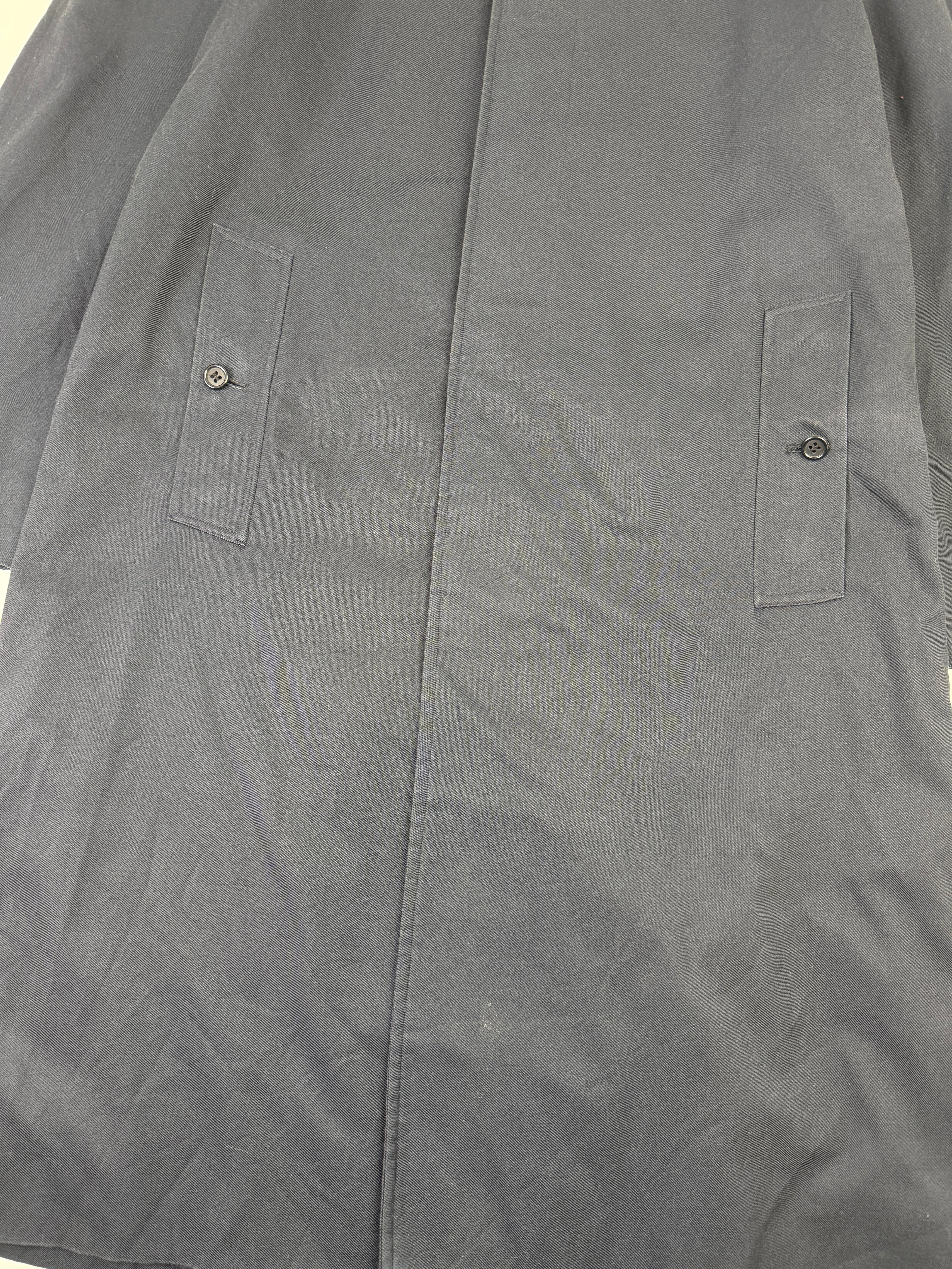 Vintage Men's Burberry Trench Coat Navy