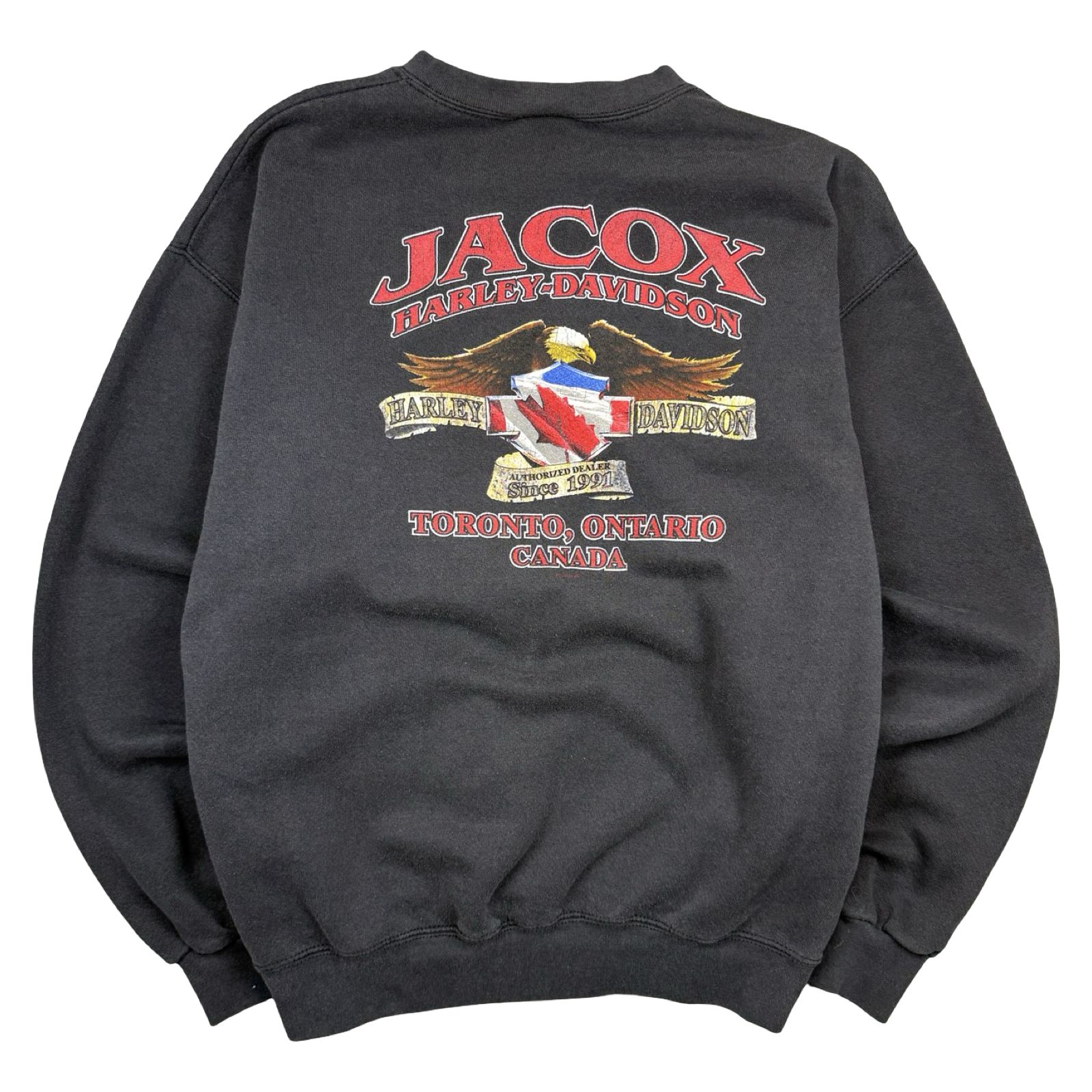 Vintage Harley Davidson Crewneck Black