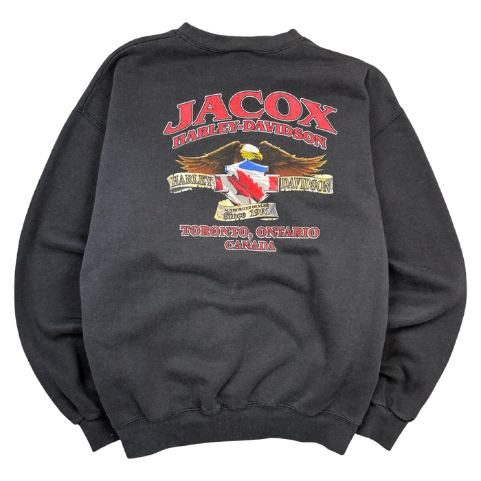 Vintage Harley Davidson Crewneck Black | Vitnage Clothing Store Canada